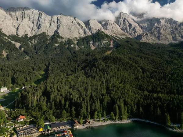 Une Vue Magnifique Sur Les Montagnes Rocheuses Avec Leurs Sommets — Photo