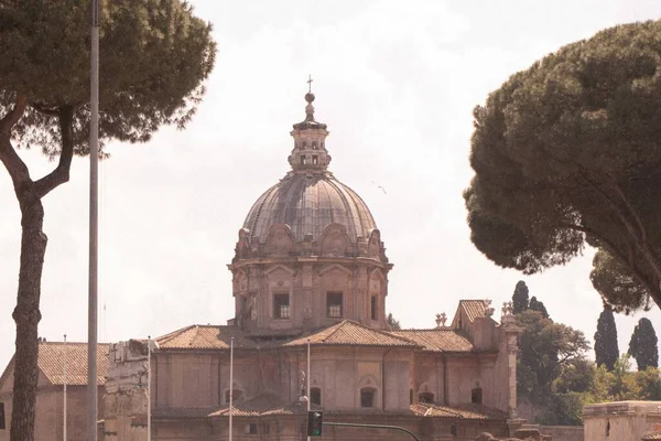 Una Hermosa Vista Basílica Papal San Pedro Ciudad Del Vaticano —  Fotos de Stock