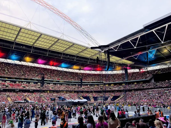 London Wembley Stadium Κατά Διάρκεια Του Harry Styles Love Tour — Φωτογραφία Αρχείου