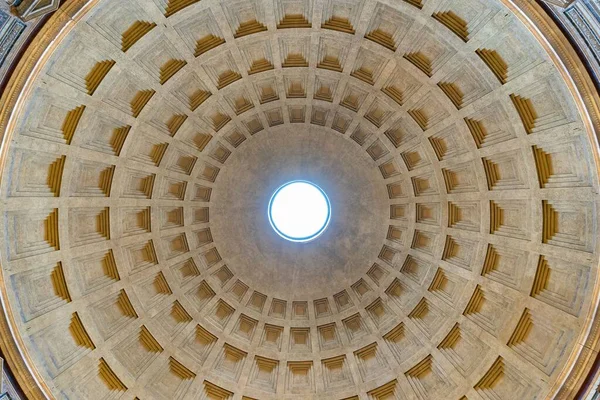 Una Hermosa Vista Del Techo Del Panteón Roma — Foto de Stock