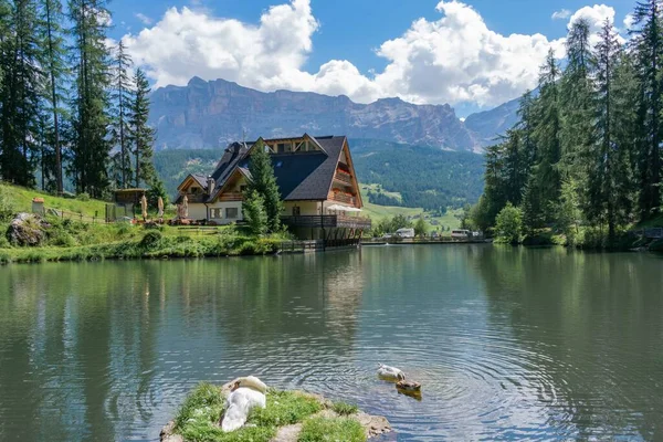 Wonderful Landscape Dolomiti Mountains Alta Val Badia Trentino Alto Adige — Stock Photo, Image