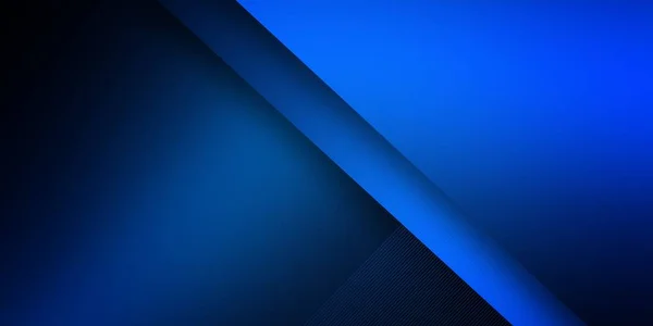 Schöne Banner Web Line Design Abstrakten Hintergrund Blaue Farbe — Stockfoto