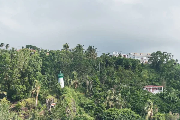 Guadeloupe Saintes Islands Typical Houses Village — Stock Photo, Image