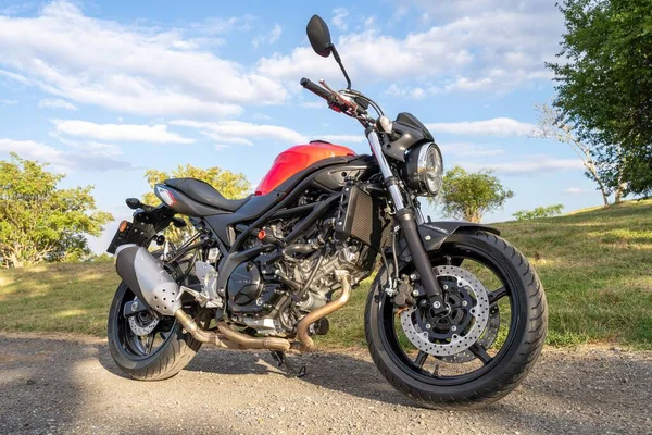 Suzuki Sv650 Sv650A Abs 2017 Motocicleta —  Fotos de Stock