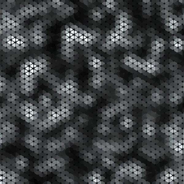 Abstrait Rétro Artistique Bas Polygone Triangle Bande Avec Grille Géométrique — Photo