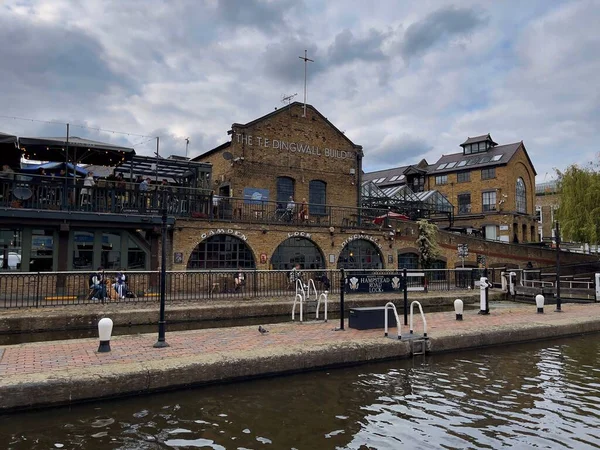 Budynek Dingwall Obok Kanału Regent Canal Sala Koncertowa Komediowa Camden — Zdjęcie stockowe