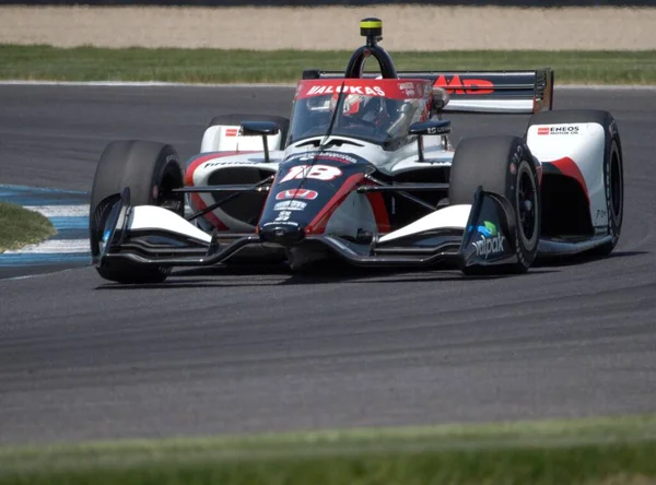 Över Racerbil Vägen Kvalificering För Indianapolis Grand Prix — Stockfoto