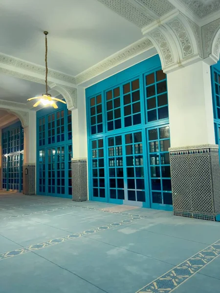 Interior Mohamed Mosque Fnideq — Foto Stock