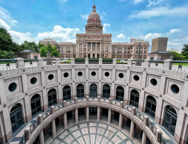 Une Vue Aérienne Capitole Historique Texas Aux États Unis — Photo