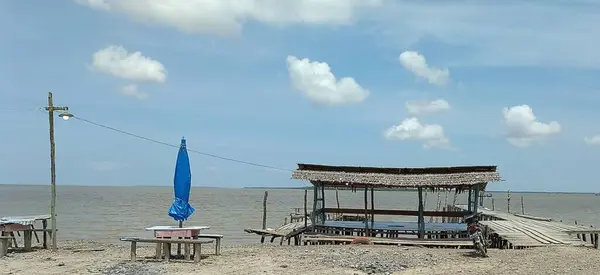 Playa Doly Teluk Pulai Dalam Labuhanbatu Utara Sumatera Del Norte — Foto de Stock
