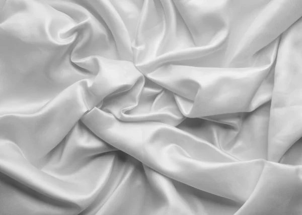 Närbild Satin Textured Fabric Bakgrund — Stockfoto