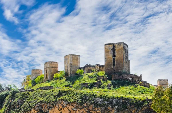 Die Ruinen Der Burg Von Alcala Guadaira Sevilla Andalusien Spanien — Stockfoto