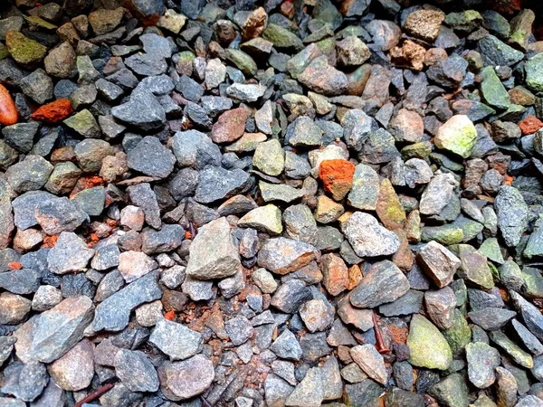Uma Vista Close Pedras Coloridas — Fotografia de Stock