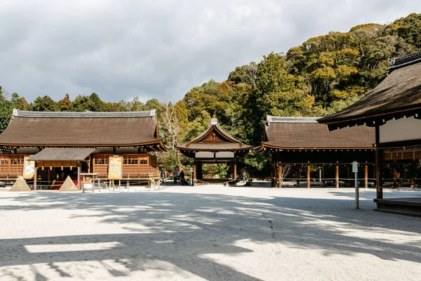 Japonya Kyoto Daki Kamigamo Jinja Tapınağı — Stok fotoğraf
