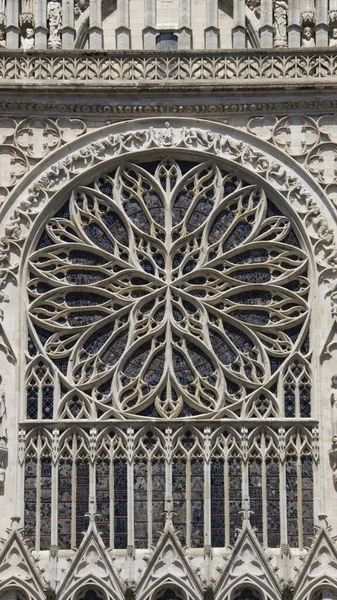 Amiens Cathedral Sunny Summer Day Close — Stock Photo, Image