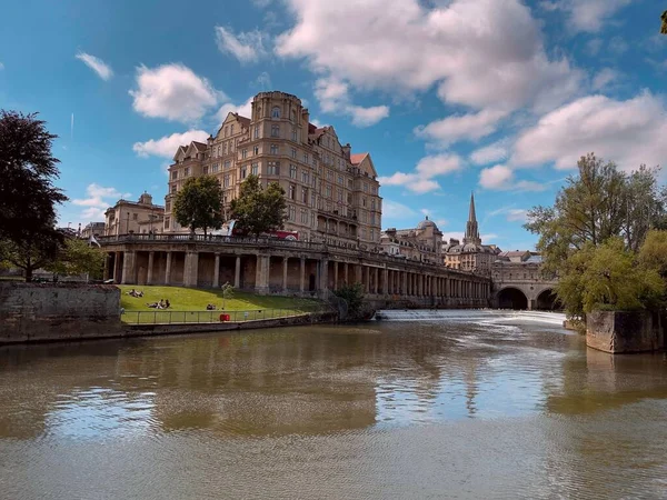 Los Antiguos Edificios Ciudad Bath Inglaterra — Foto de Stock