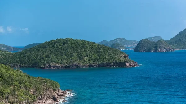 Guadeloupe Beautiful Seascape Saintes Islands — Stock Photo, Image