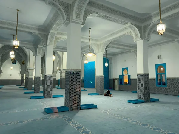 Interior Mohamed Mosque Fnideq — Zdjęcie stockowe