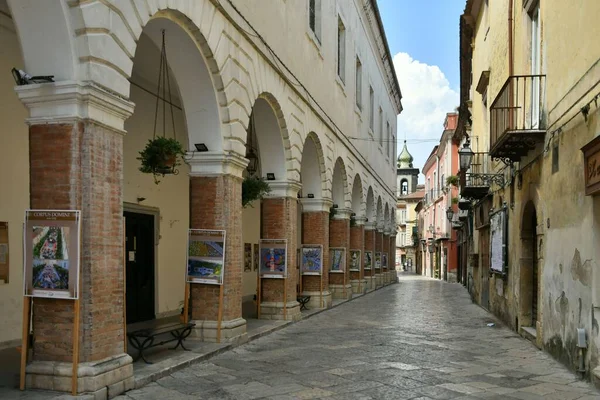 Eine Enge Straße Sant Agata Goti Einem Mittelalterlichen Dorf Der — Stockfoto