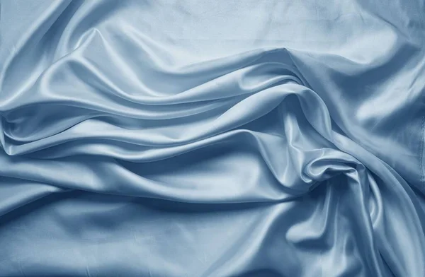 Närbild Satin Textured Fabric Bakgrund — Stockfoto