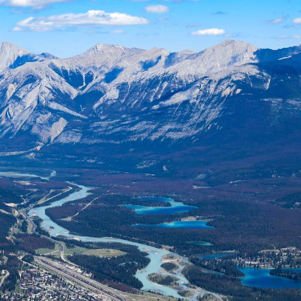 Amazing View Mountains Alberta — Stock Photo, Image