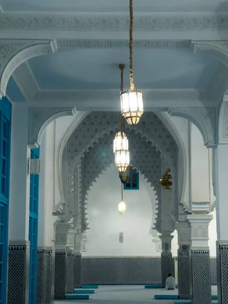 Interior Mohamed Mosque Fnideq — Zdjęcie stockowe