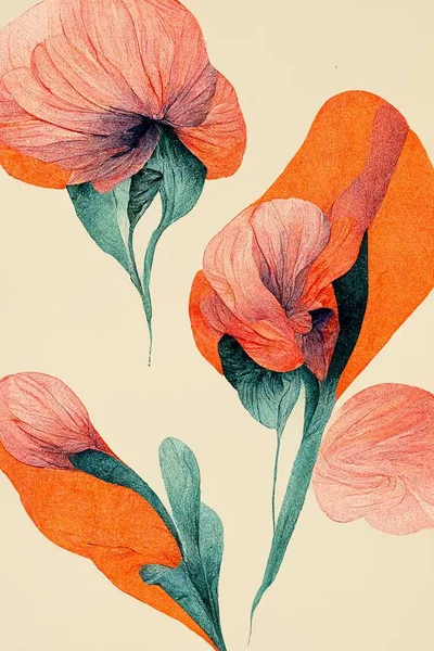 Bellissimo Sfondo Fiori Tulipano Colorati — Foto Stock