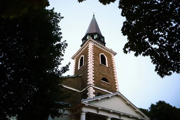 Ein Malerischer Blick Auf Die Mary Church Battersea London Großbritannien — Stockfoto