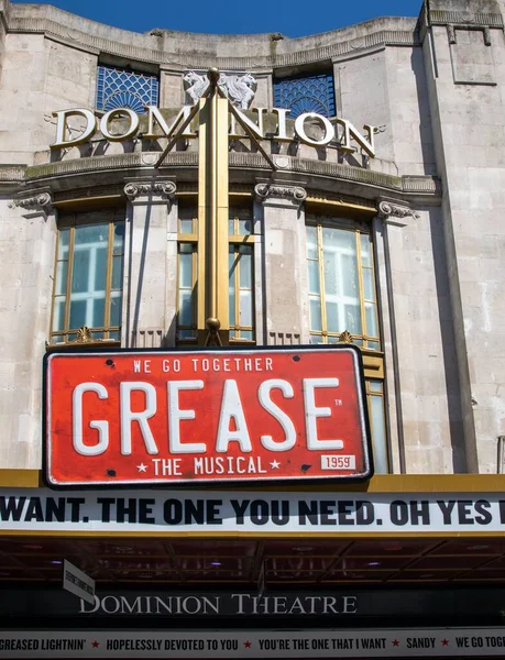 Musical Grease Dominion Theatre London United Kingdom — 图库照片