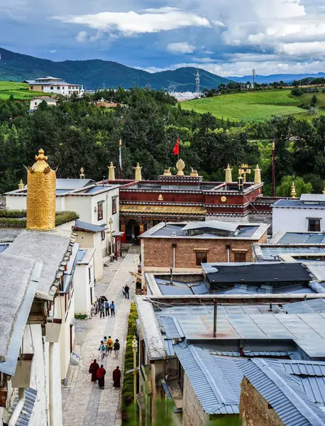 Vue Ancien Monastère Dans Une Vieille Ville — Photo