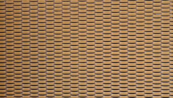 Orange Color Expanded Metal Mesh Wall Background — Stock Photo, Image