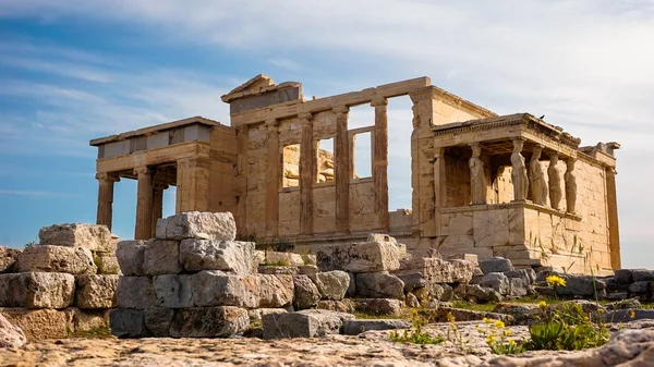 Breathtaking Shot Erechtheion Temple Athens Greece — Stock Photo, Image
