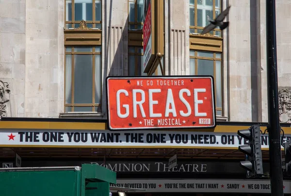 Мюзикл Смазка Театре Лондоне Великобритания — стоковое фото