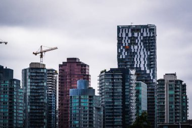 Vancouver şehir merkezi binalar ve gökdelenler