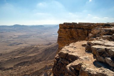 Güney İsrail 'deki Negev Çölü' nde kaya oluşumları