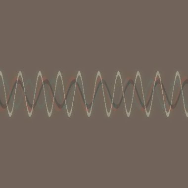Soyut Çoklu Renkli Yarım Tonlu Üst üste binen dalgalı çizgi ve pürüzsüz renkli bir grup dinamik müzik ses titreşim arkaplanda sinüs dalgaları