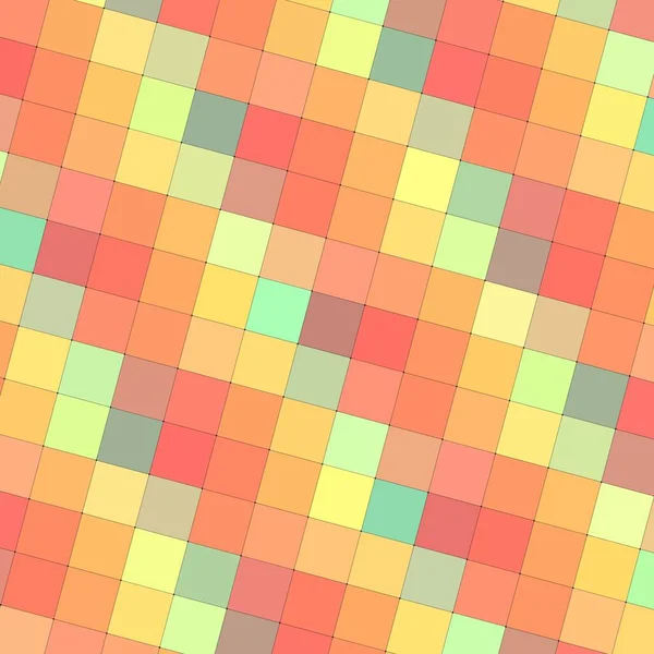 Diamant Quadratisch Geformte Abstrakte Mosaikfliesen Muster Mit Diagonal Symmetrisch Sich — Stockfoto