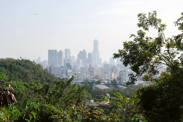 Μια Όμορφη Θέα Της Πόλης Kaohsiung Στην Ταϊβάν — Φωτογραφία Αρχείου