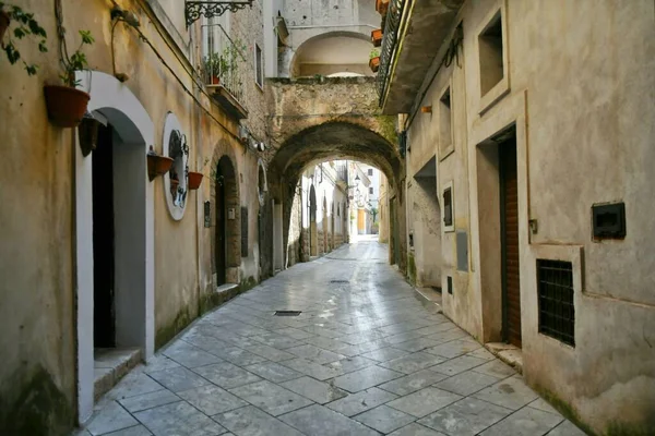 Una Stradina Sant Agata Goti Borgo Medievale Provincia Benevento — Foto Stock