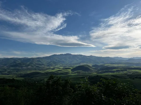 Vue Panoramique Sur Les Belles Collines Montagnes Artsakh Arménie — Photo