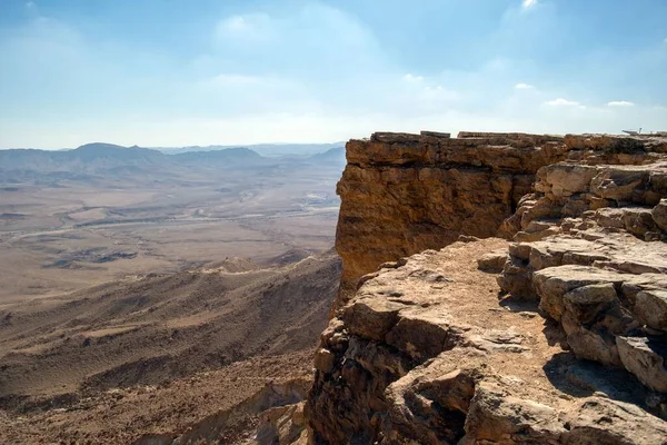 Formazioni Rocciose Nel Deserto Del Negev Israele Meridionale — Foto Stock