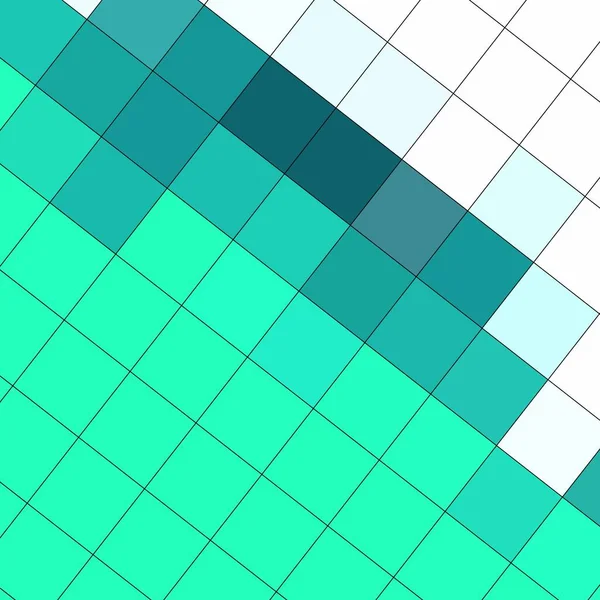 Diamante Cuadrado Forma Mosaico Abstracto Azulejos Patrón Con Diagonal Simétrica — Foto de Stock