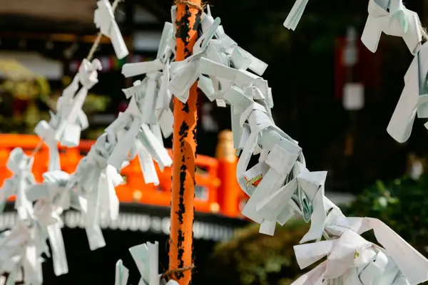 Японський Жестовий Папір Храмі Кіото Японія — стокове фото