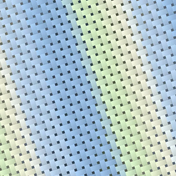 Interlaced Faser Kariert Oberfläche Elemente Weide Kunststoff Weben Muster Textur — Stockfoto