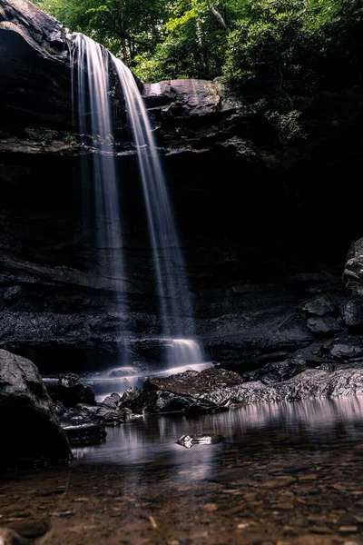 Disparo Vertical Las Caídas Pepino Ohiopyle State Park —  Fotos de Stock