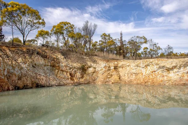 Prachtig Uitzicht Een Meer Dam Emmaville New South Wales Australië — Stockfoto