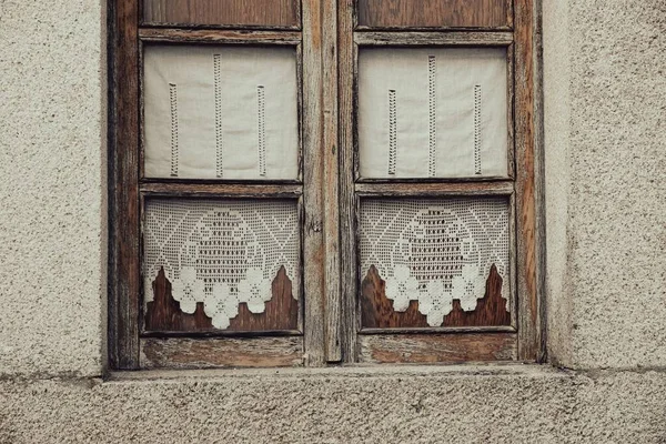 Eine Nahaufnahme Eines Verlassenen Gebäudes Old Marvao Portugal Mit Details — Stockfoto