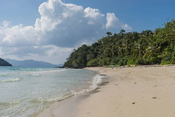 Hermosa Playa Blanca Durante Verano Romblon Filipinas — Foto de Stock