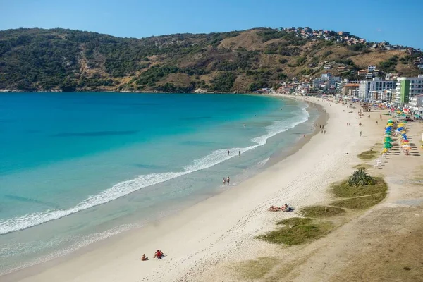 Breathtaking View Prainha Beach Arraial Cabo Brazil Sunny Day Panoramic — Stock Photo, Image