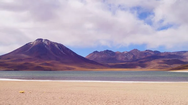 San Pedro Atacama Şili Yakınlarındaki Atakama Çölü Ndeki Cerro Miscanti — Stok fotoğraf